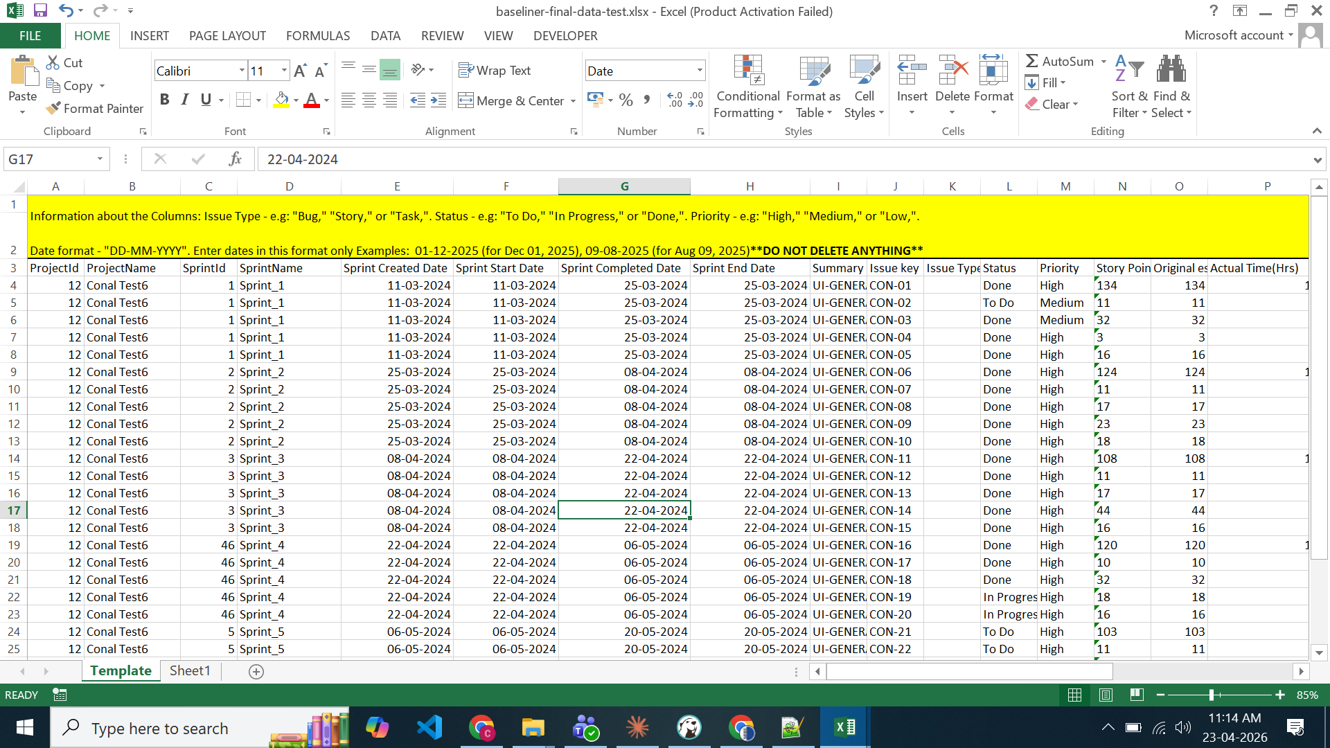 Fill Data